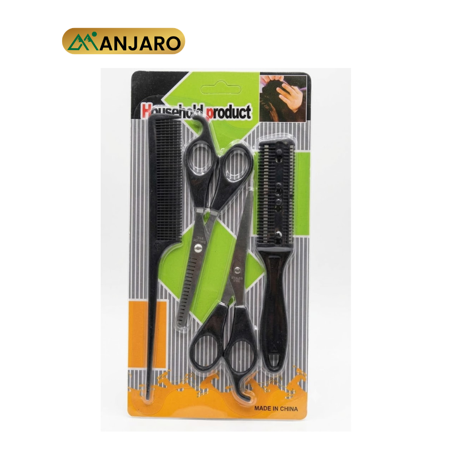 Professional Hair Trim Set – Complete Hair Cutting & Styling Tool Kit for Salon and Home Use
