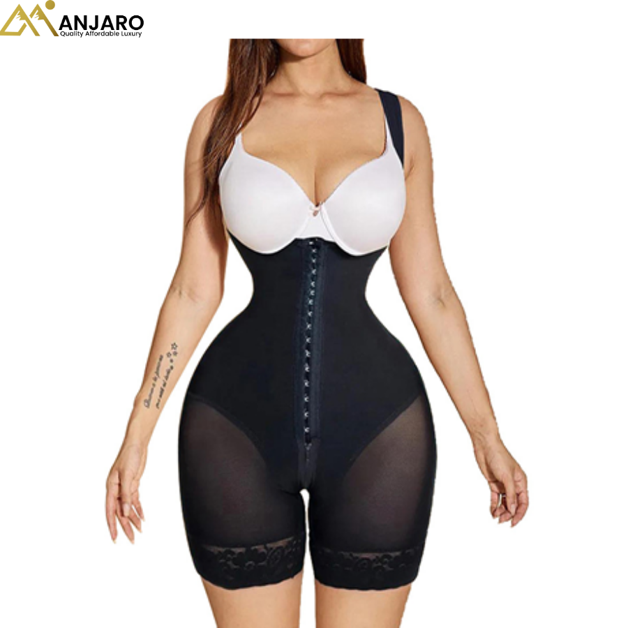 Hooked Full-Body Shapewear Bodysuit with Thigh Slimming 1011