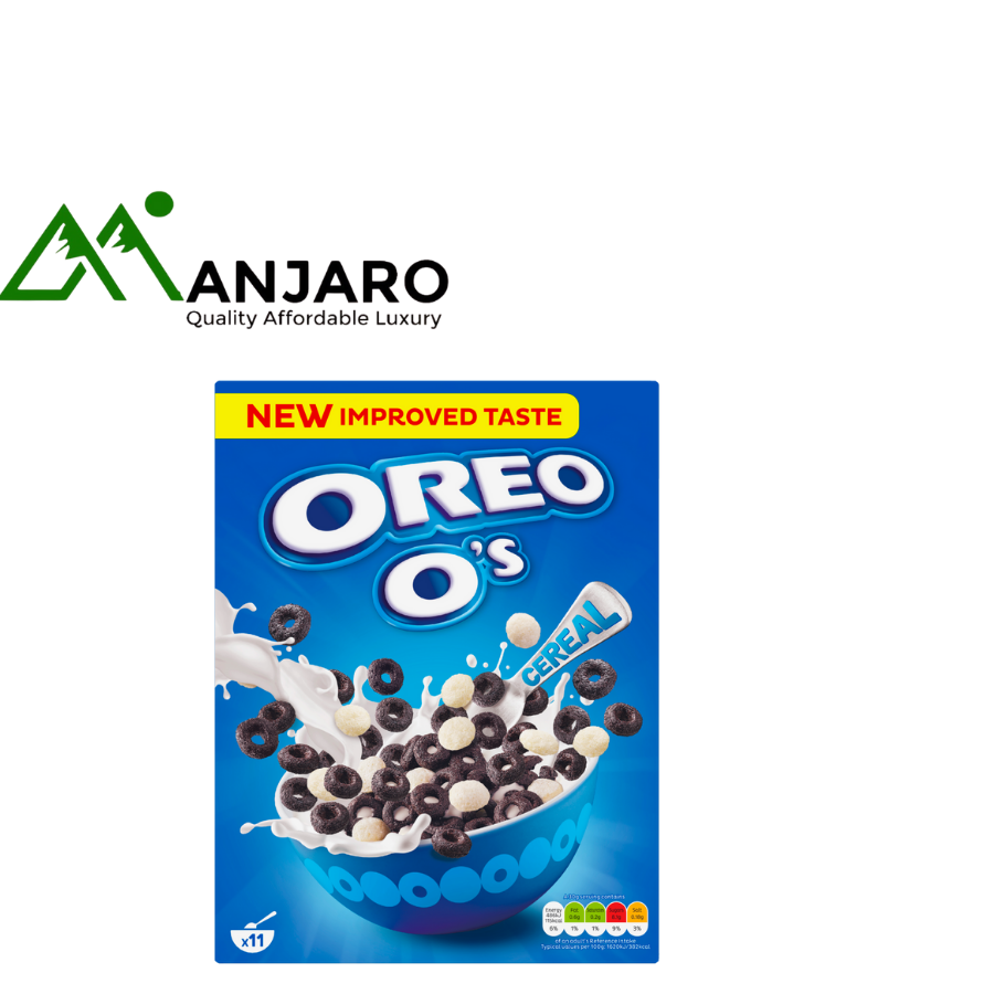 Oreo O’s Cereal – 350g | Crunchy Chocolatey Breakfast with the Iconic Oreo Taste