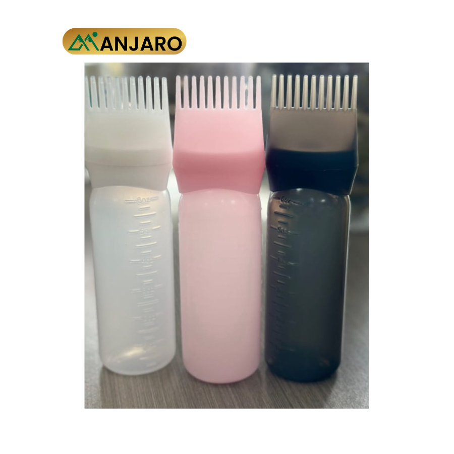 Comb Bottle – Hair Applicator Comb Bottle for Easy Oil, Dye & Treatment Application