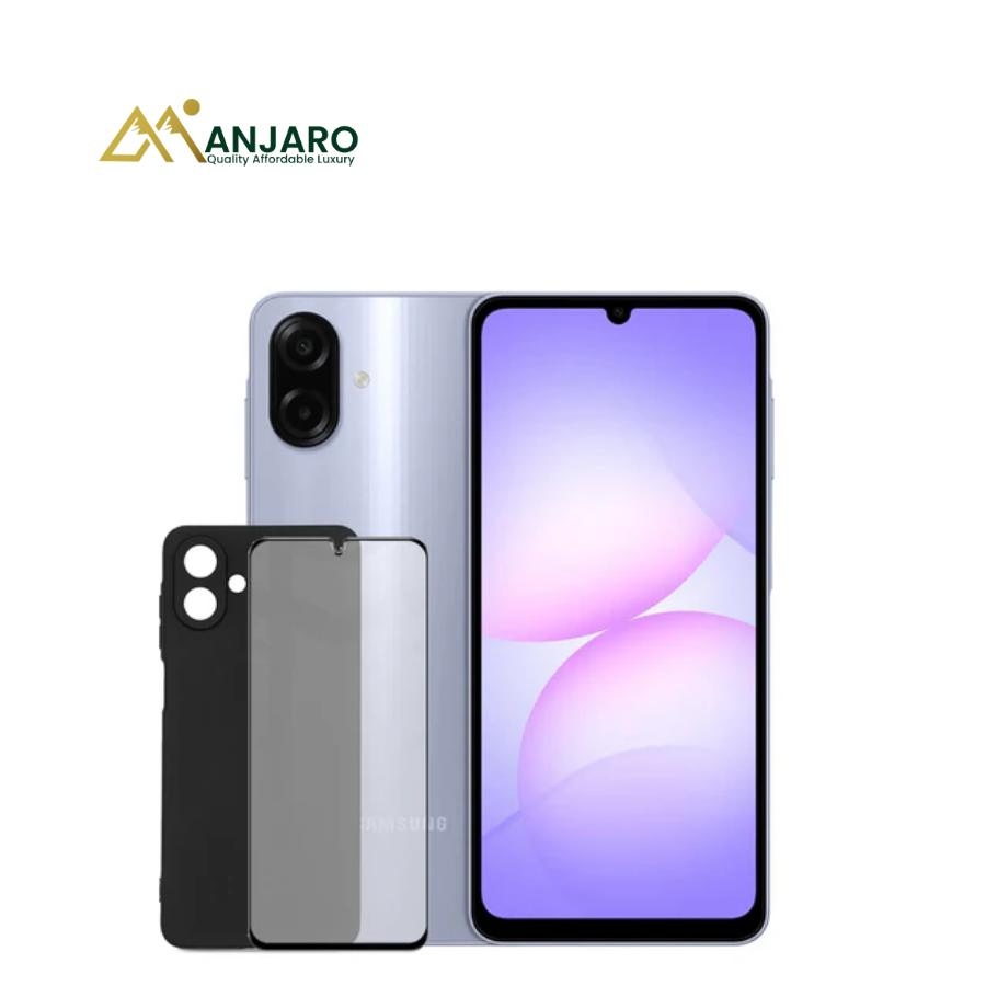 Samsung Galaxy A07 64GB Smartphone – 4GB RAM Dual SIM – Free Phone Cover & Screen Protector