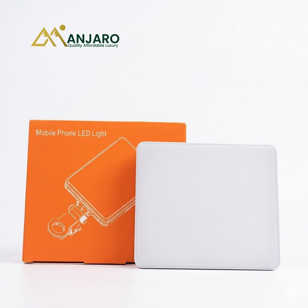 VL 60 Mobile LED Light – 3 Lighting Modes, Portable Fill Light & Rechargeable Design (Black)