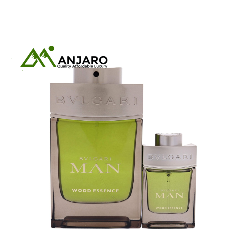 Bvlgari Man Wood Essence (M) Gift Set – EDP 100ML + 15ML | Fresh, Woody, Long-Lasting