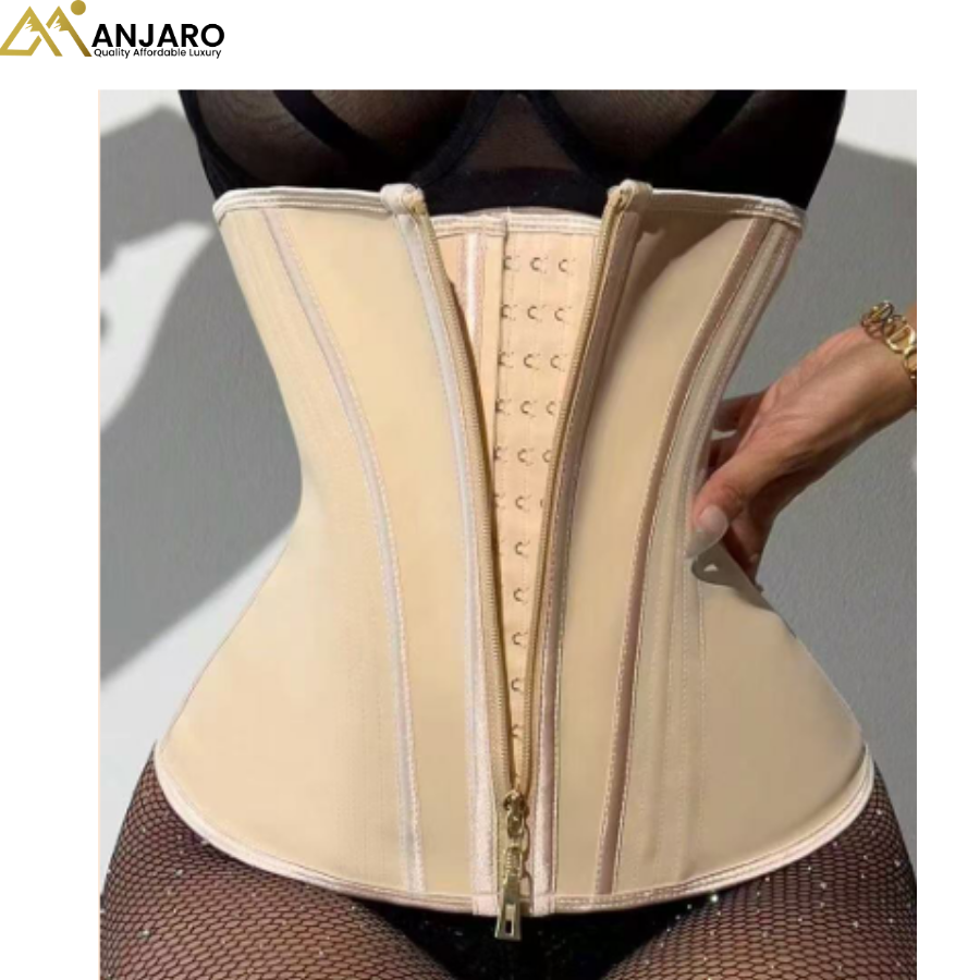 Zipper & Hook High-Compression Waist Trainer Corset L3