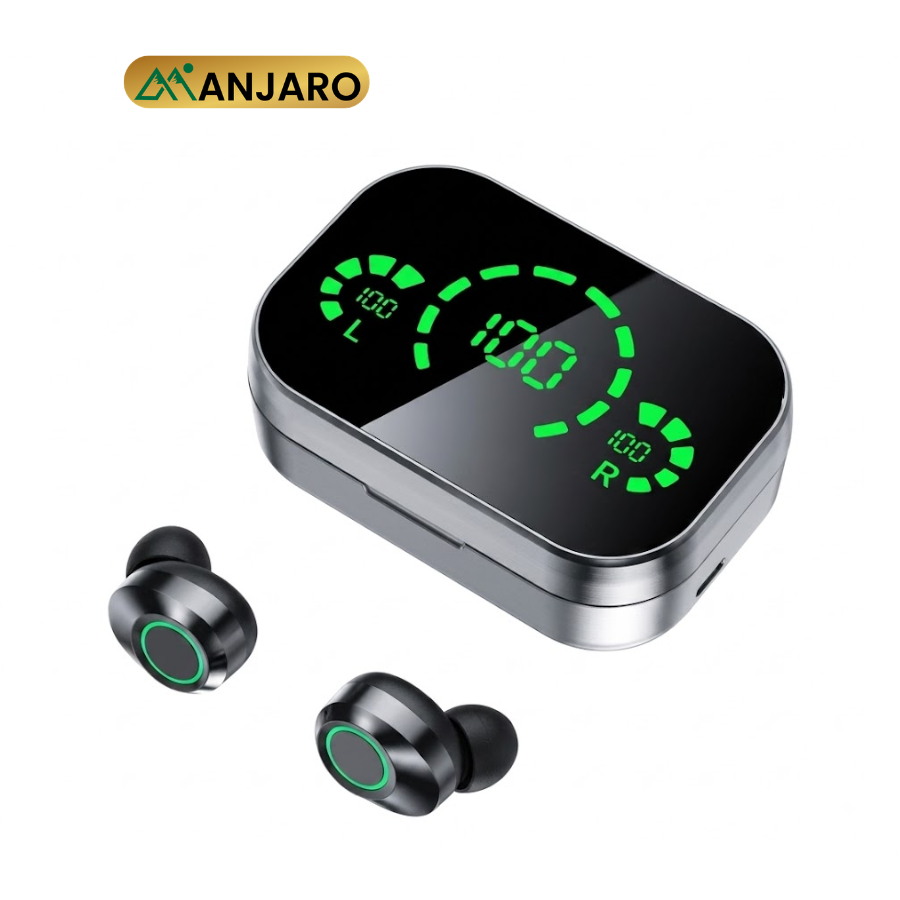Bluetooth Headset Bluetooth 5.3 – 6–8H Call Duration, 50mAh Headphone Battery, Black – YD03