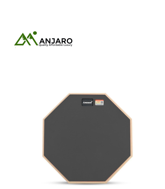 12" Dumb Drum Practice Pad – 30cm Diameter | Heavyweight Stability, Low-Noise Rebound for Realistic Stick Response