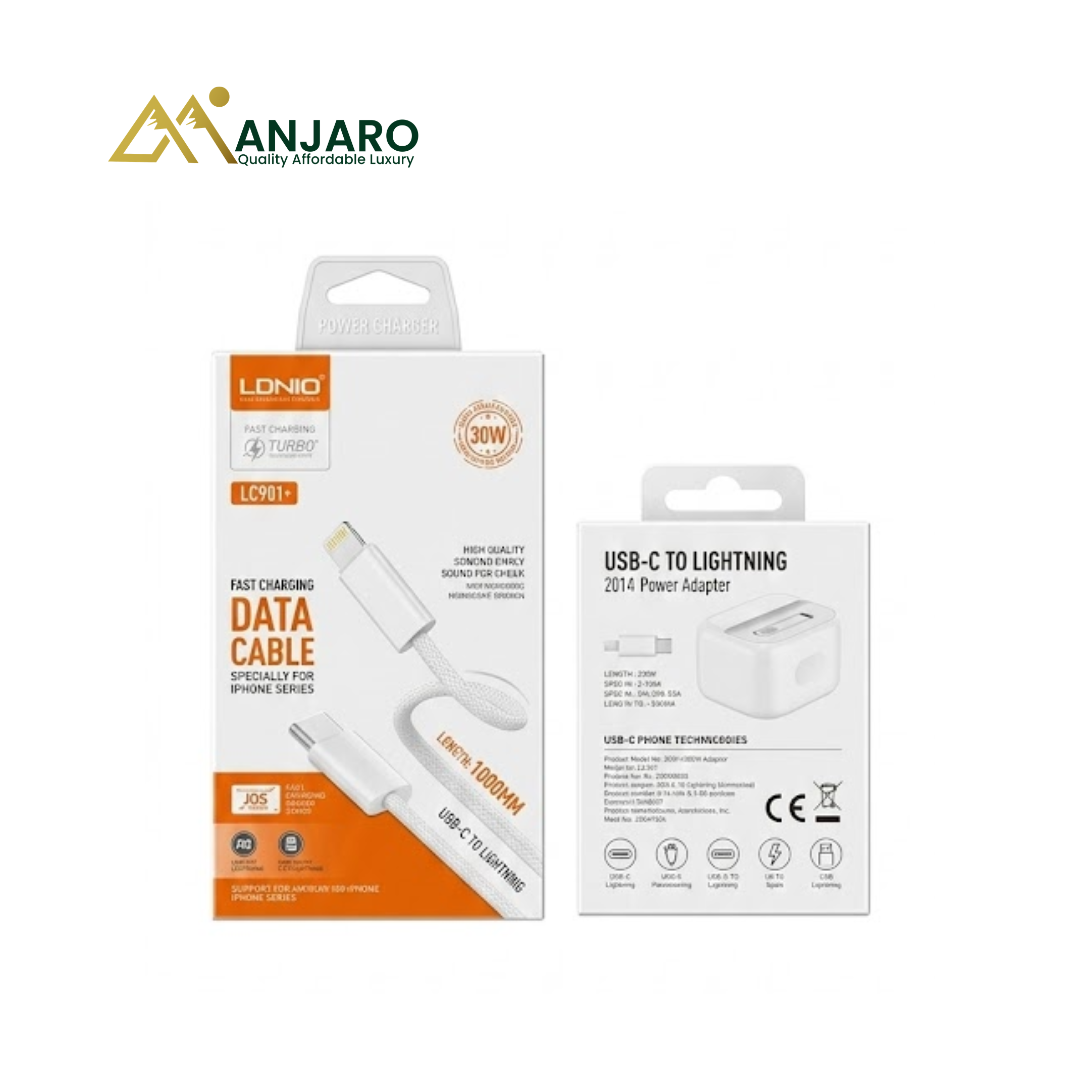 LDNIO Fast Charger – iPhone X to 14 Pro Max | Quick, Safe & Efficient Charging Adapter