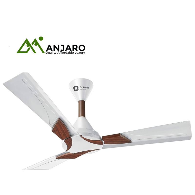 ORIENT 56" Wendy Ceiling Fan – Pearl White Walnut
