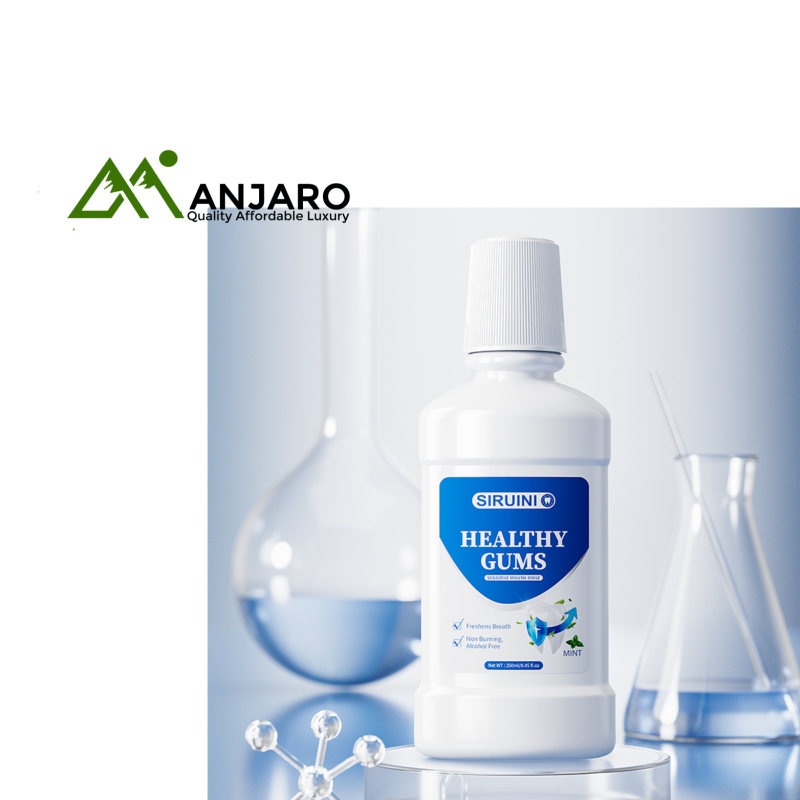 Portable Probiotic Mouthwash – Mint Flavor, Alcohol-Free, Whitening & Healthy Gum Care Travel Rinse
