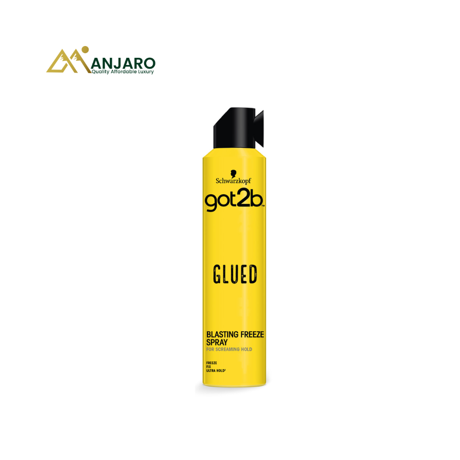 Got2b Glued Blasting Freeze Spray – Strong Hold Hair Styling Spray for Long-Lasting Hold & Sleek Hairstyles