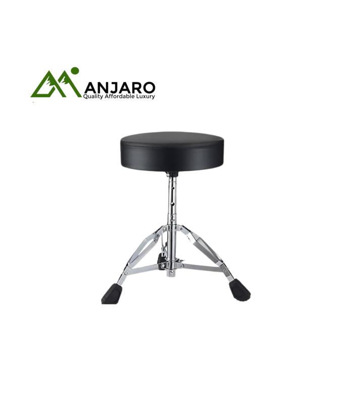 T-50 Kids Drum Throne – Alloy Frame, Leather Sponge Seat, Adjustable Height