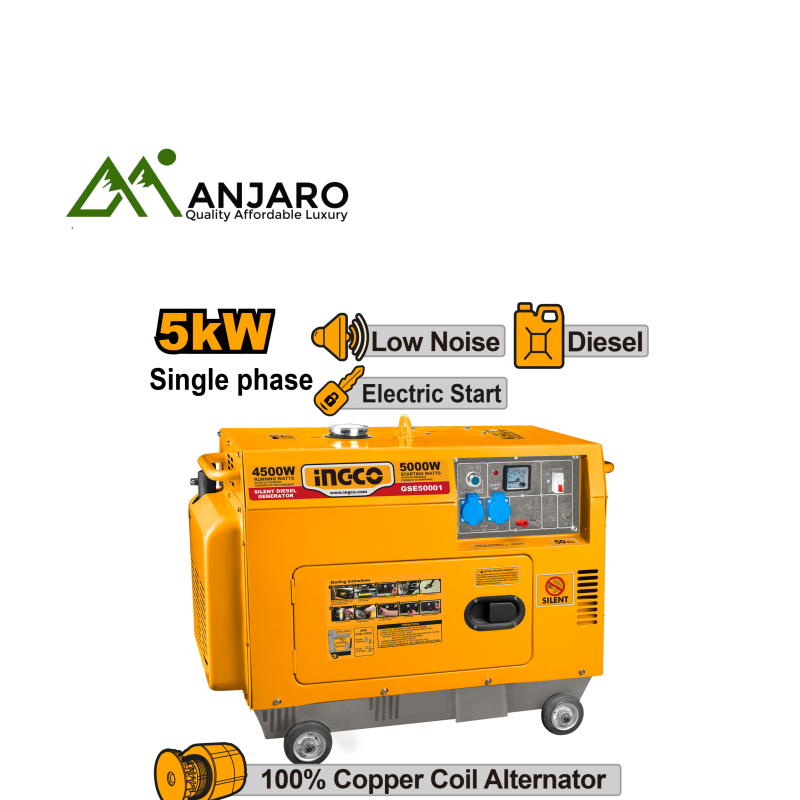 Ingco GSE50001 Silent diesel generator-9.0HP
