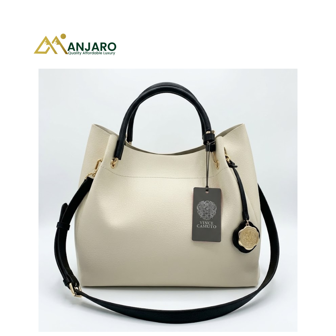 Vince Camuto Leather Tote Bag – Women’s Premium Everyday Shoulder Handbag