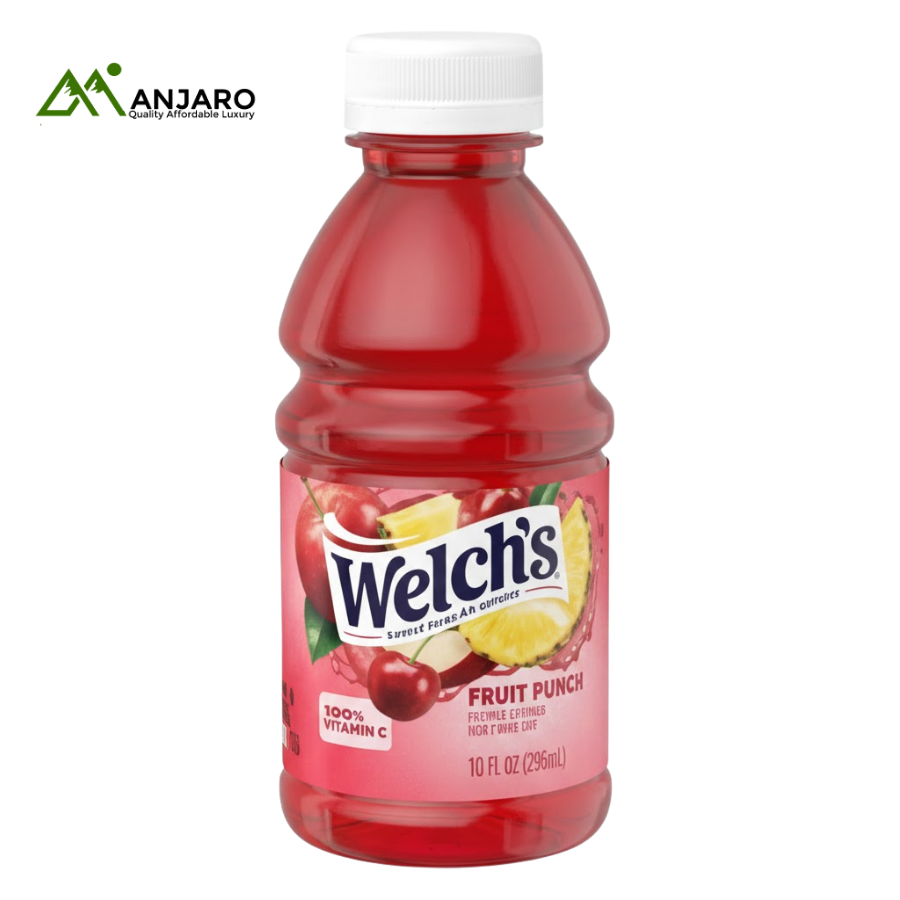 Welch Fruit Punch 295ml – Refreshing, Naturally Flavored Beverage for Everyday Enjoyment