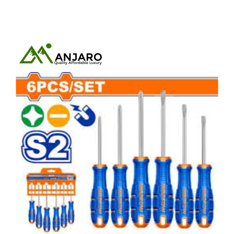 Wadfow  6 Pcs Screwdriver Set WSSA406