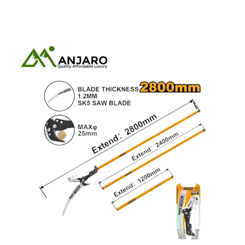 Ingco Extendable Pole Saw & Pruner HEPS25281