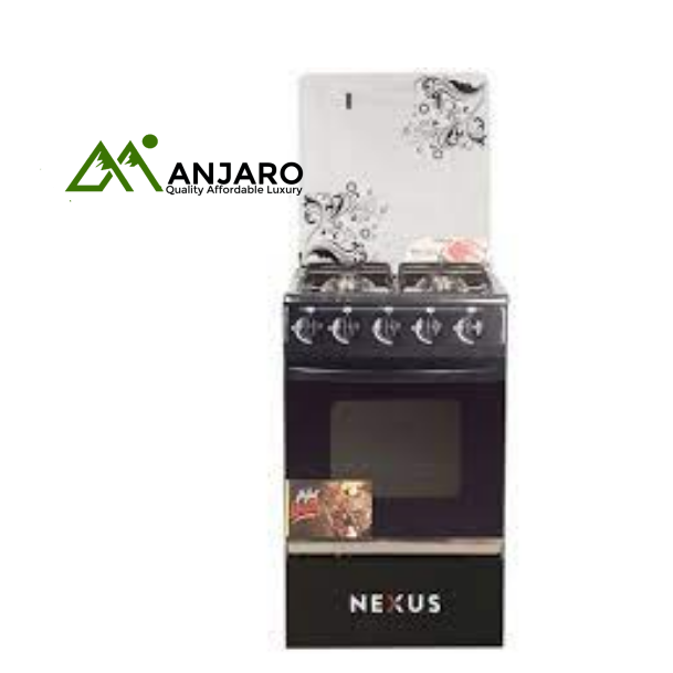 NX GC 5020GL Gas Cooker | 4-Burner with Gas Oven – 60x50cm
