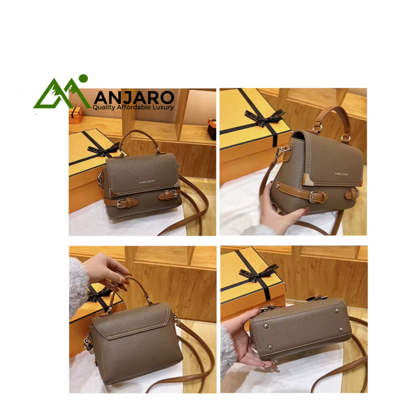 Fashion Retro Small Square Crossbody Bag – Canvas Niche Texture Shoulder Handbag for Women