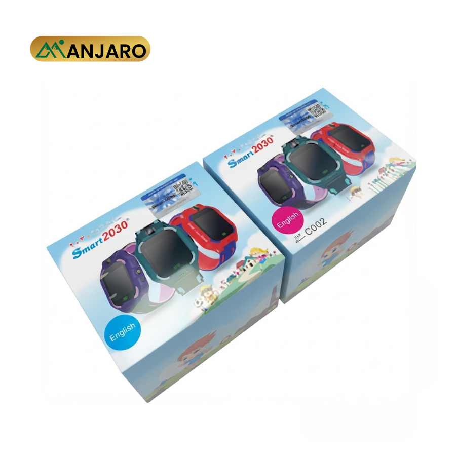 C002 Kids Smart Watch 1.44-Inch Square Screen – 8MP Camera GPS SIM Calling Bluetooth Fitness Tracker