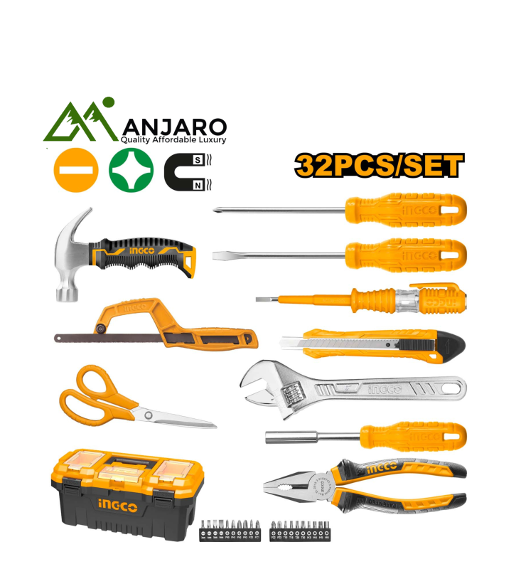 Ingco 32 Pcs hand tools set HKTHP10321