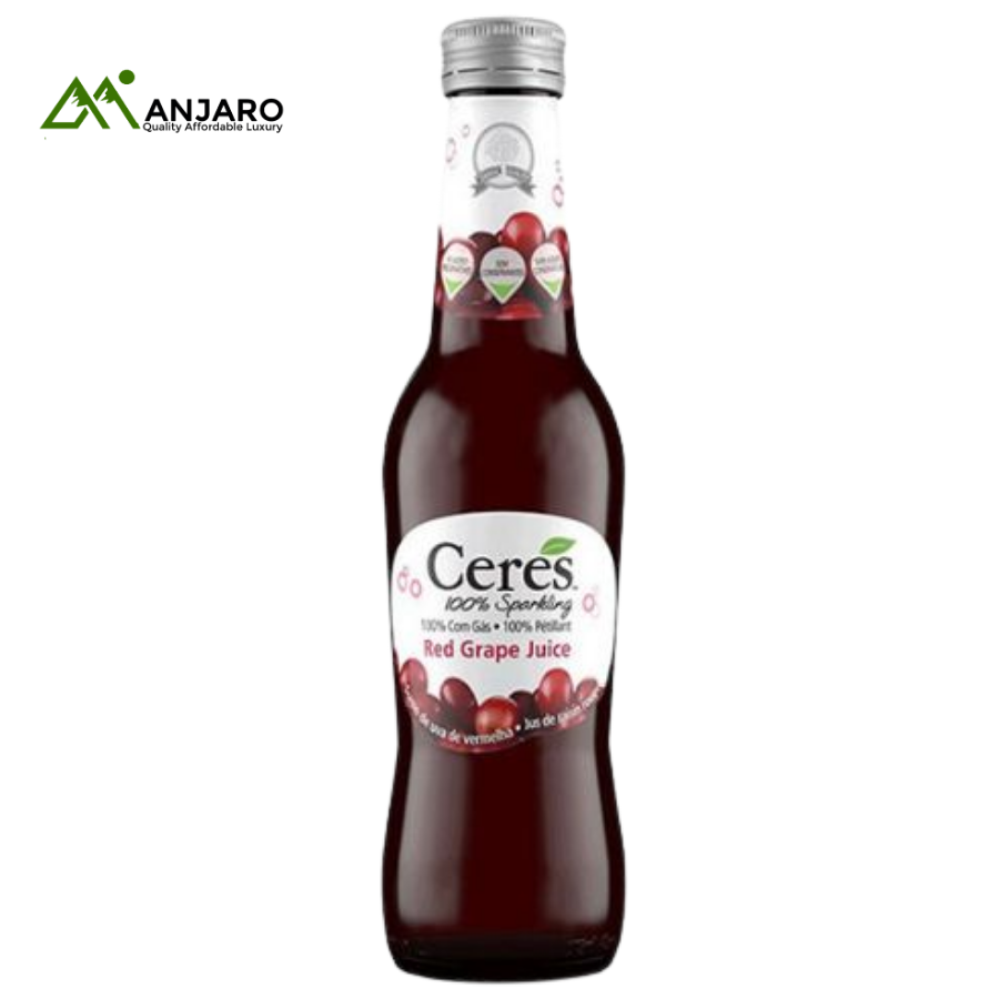 Ceres 100% Sparkling Red Grape Juice – 330ml Refreshing Fruity Fizz