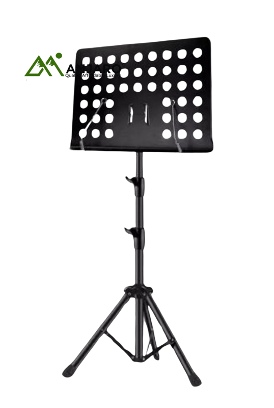 A13 Heavy-Duty Adjustable Music Stand with 50×35cm Panel