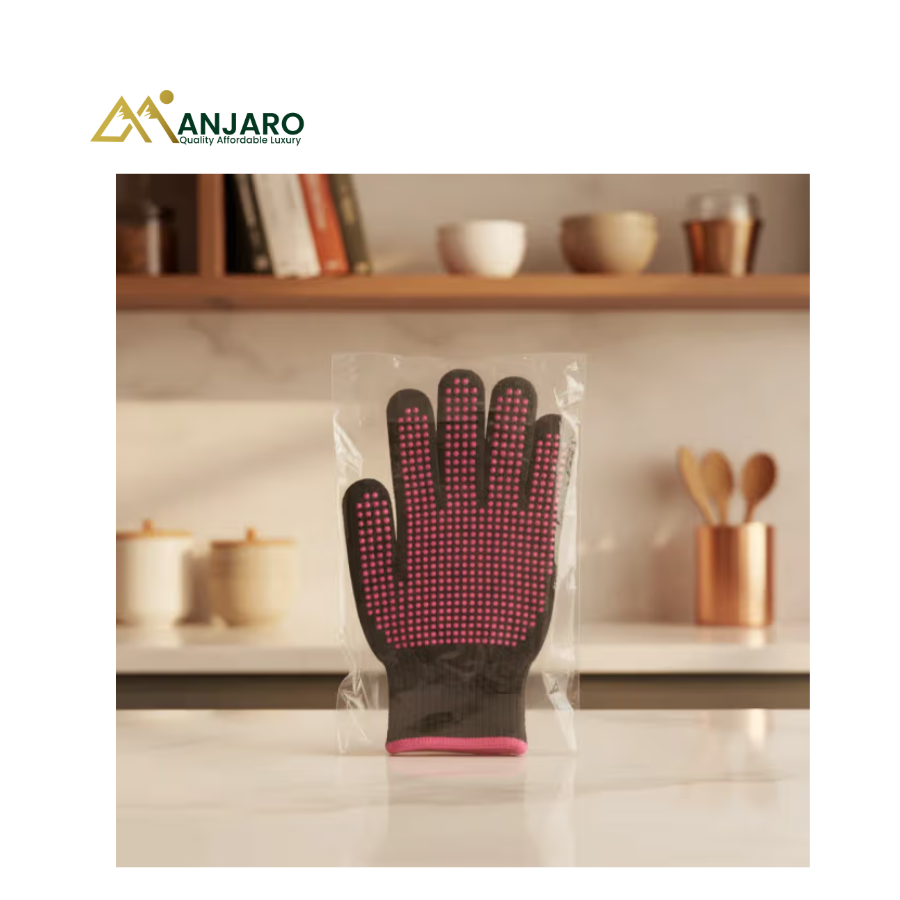 Heat-Resistant Gloves | Professional Heat Protection Gloves for Hair Styling, Curling & Salon Safety