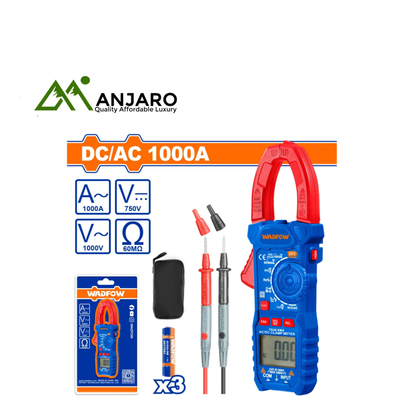 Wadfow DC/AC Clamp Meter WDM65085