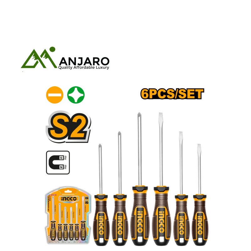Ingco HKSDS0628 6 Pcs screwdriver set
