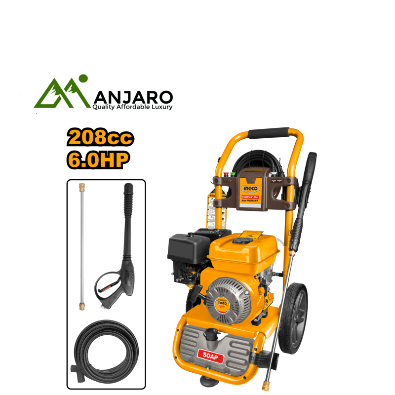 Ingco Gasoline Pressure Washer – 6.0HP  GHPW2003