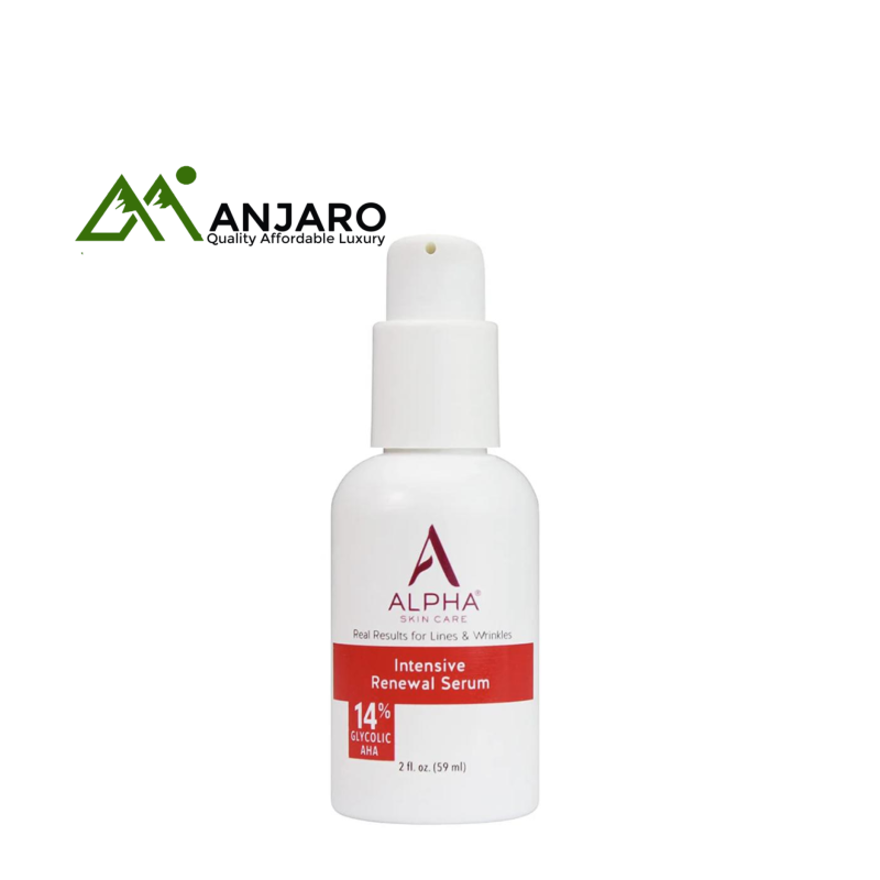 ALPHA 14% Glycolic AHA Intensive Renewal Serum – 2 fl oz | Smooth Texture & Brighten Skin Tone
