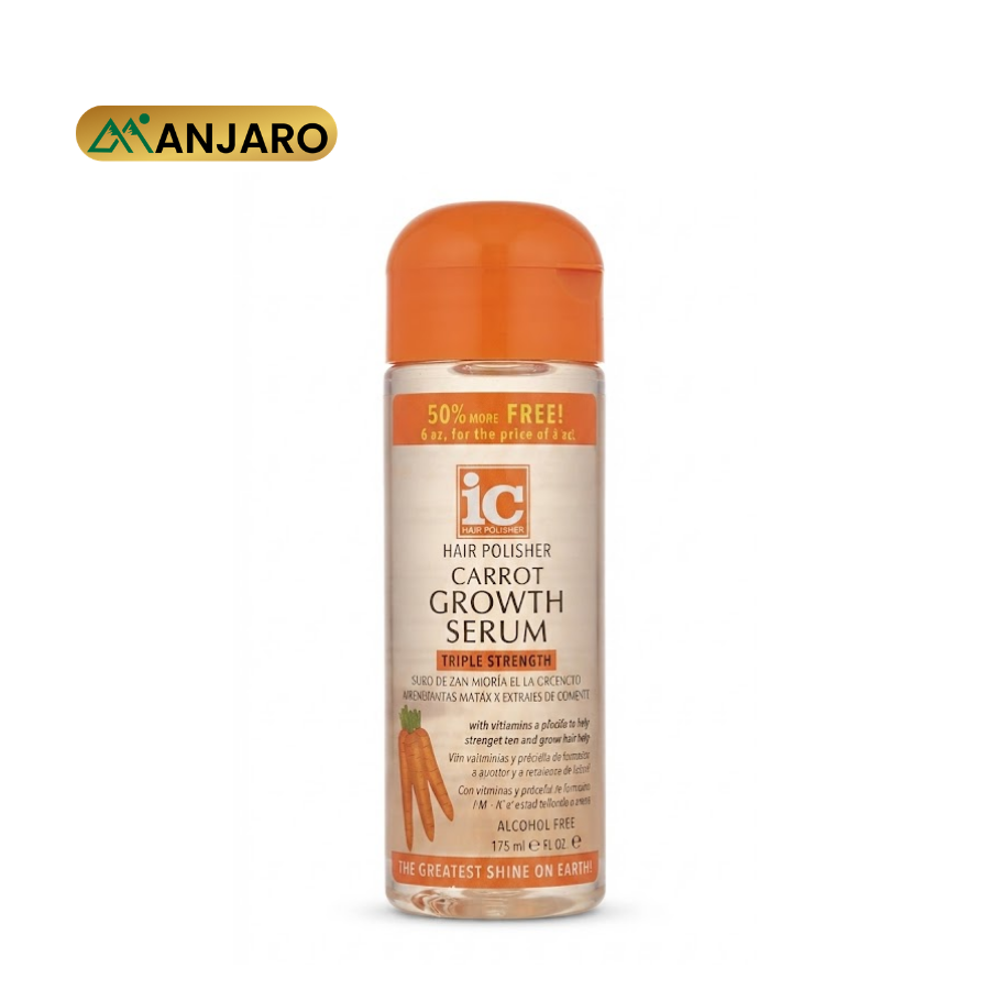 IC Hair Polisher Carrot Growth Serum – Triple Strength Hair Serum for Shine, Strength & Healthy-Looking Hair