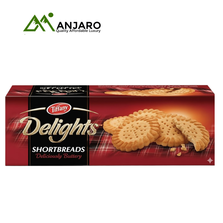 Tiffany Delights Shortbread | Buttery & Crunchy Classic Biscuits