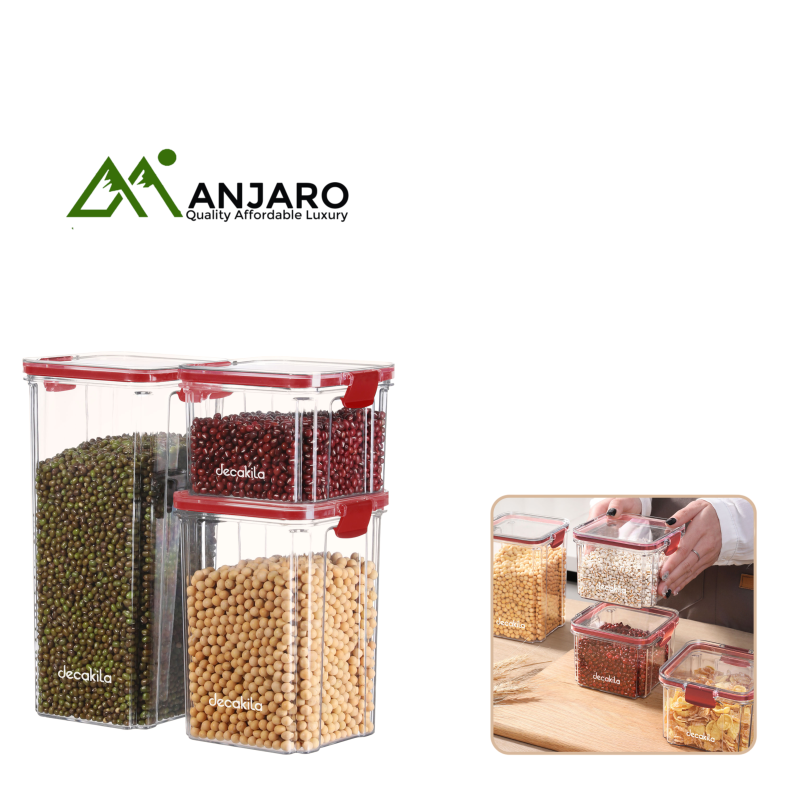 Decakila Sealed Food Container Set  KMTT125W