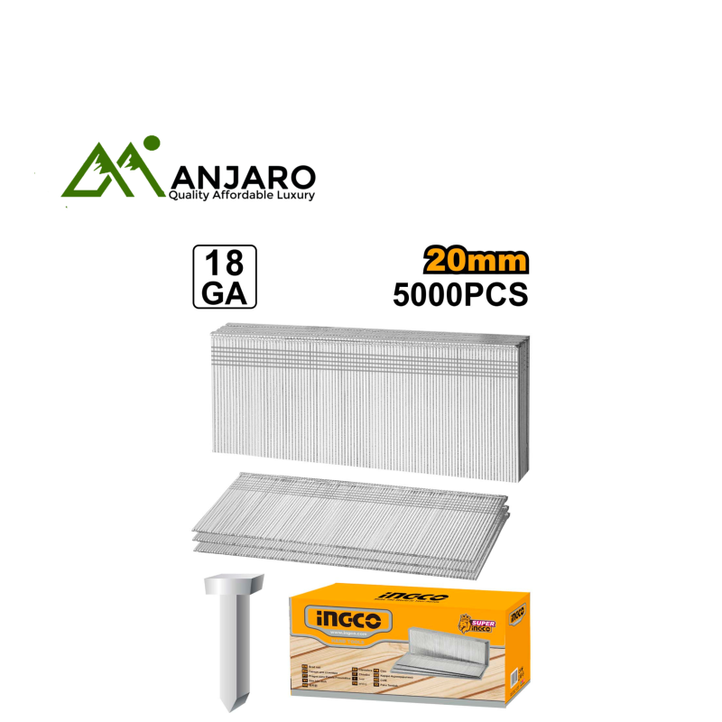 Ingco Brad Nails – 20mm, 30mm, 40mm ANA18201, ANA18301, ANA18401