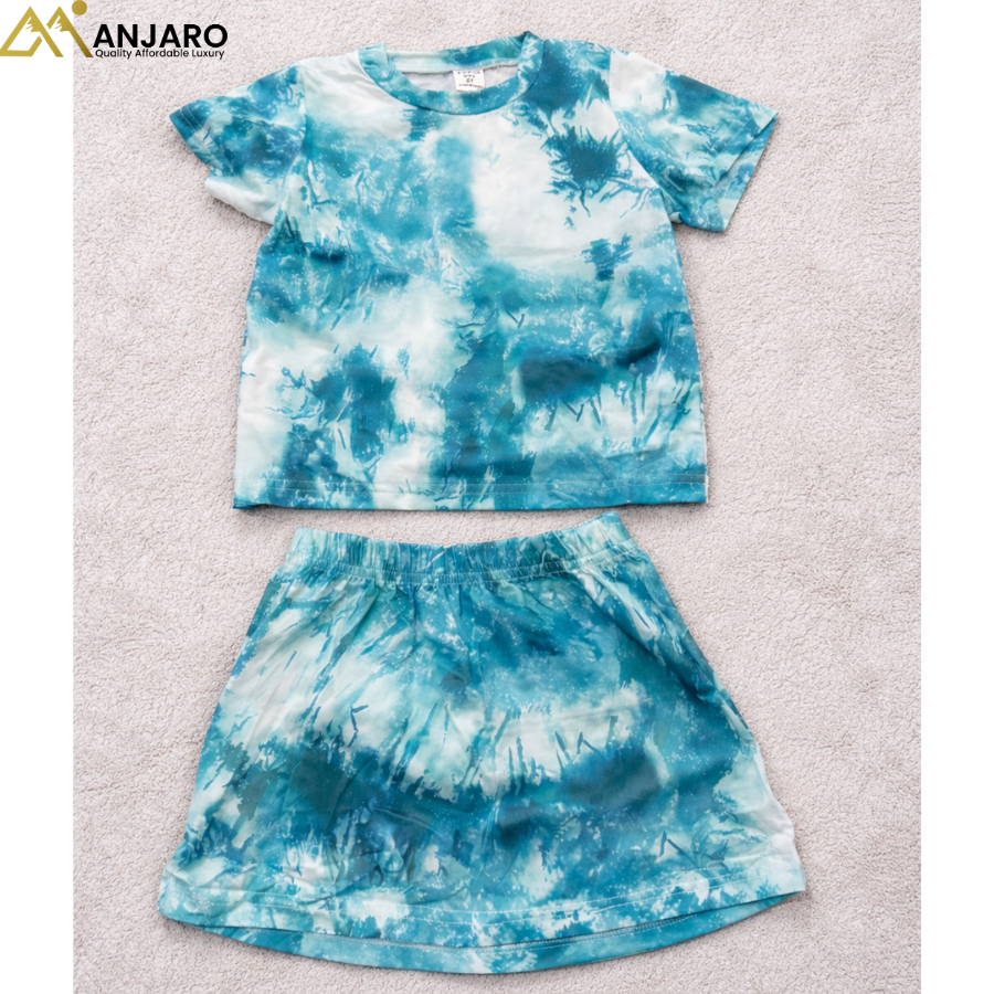 Ocean Breeze Kids Tie-Dye Two-Piece Set