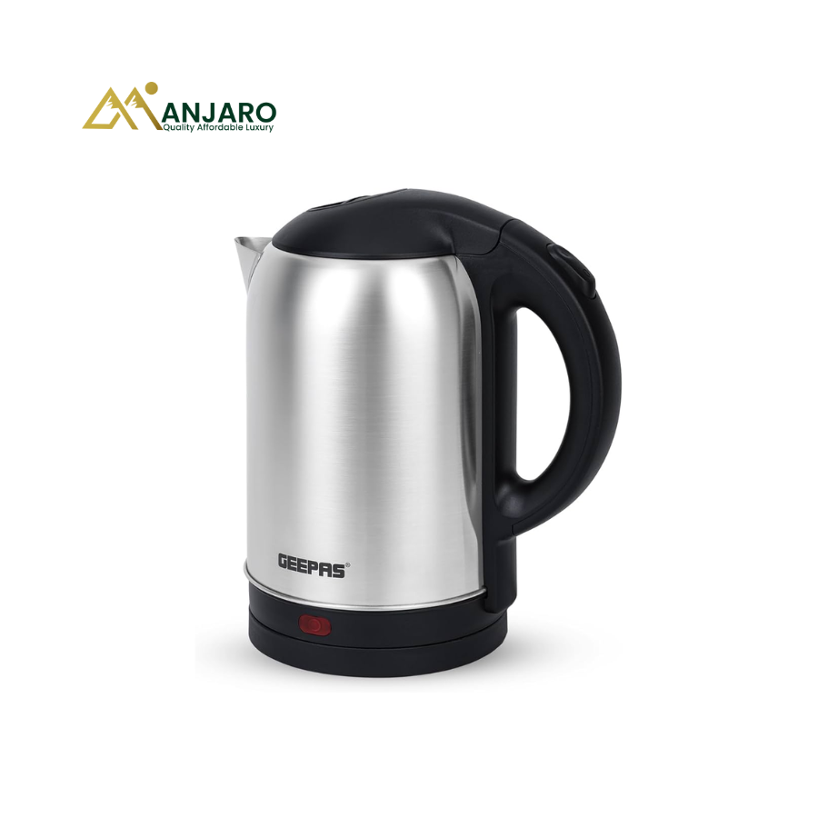 Geepas GK5466 Electric Kettle – 1.8L Stainless Steel 1500W Fast Boil Kettle