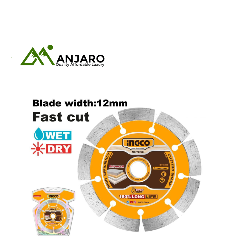Ingco Dry Diamond Disc – 230mm x 22.2mm Blade DMD0123013