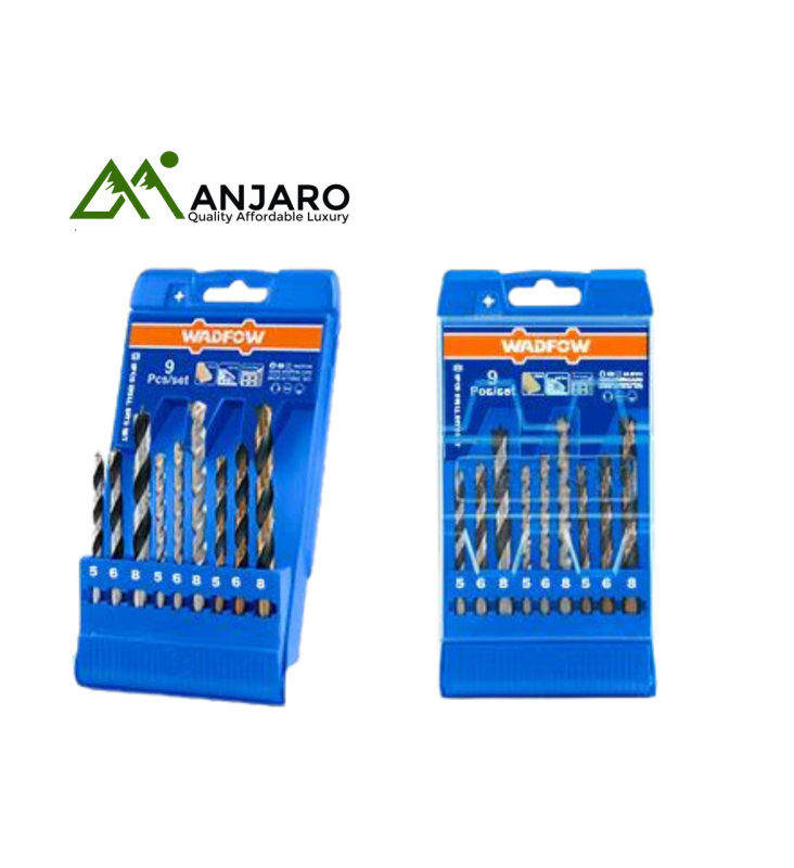 Wadfow WTD6B01 9 Pcs drill bits set