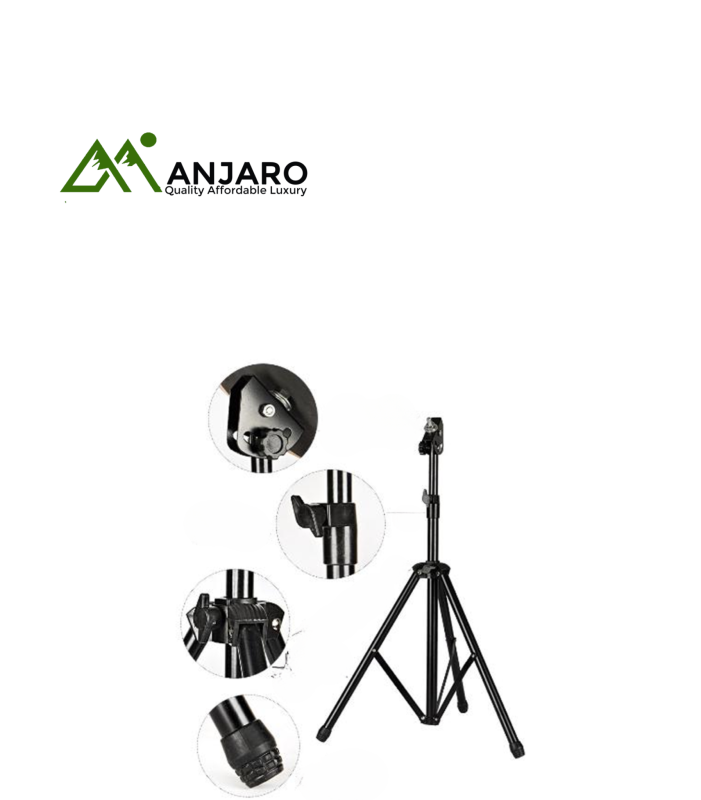 8” Adjustable Practice Pad Stand – 55–95cm Height Range | Lightweight, Stable Metal Build for Drummers on the Move
