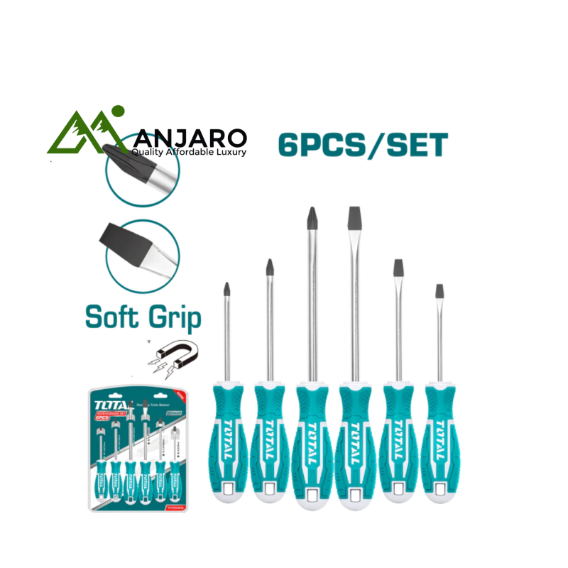 Total 6 Pcs screwdriver set THT250606