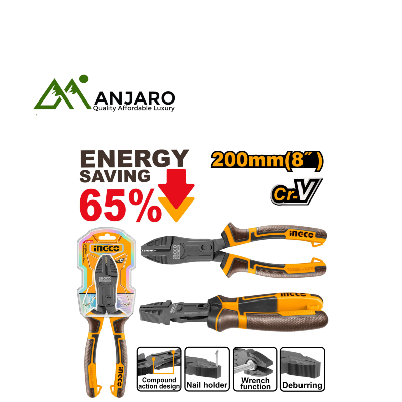 Ingco HCCP58200 Compound actioncombination pliers