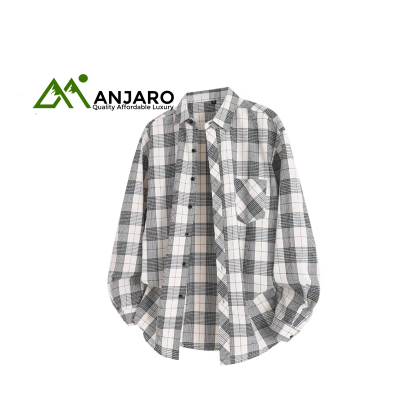 Men’s Casual Anti-Pilling Flannel Plaid Shirt – New Spring & Fall Collection for Autumn & Winter