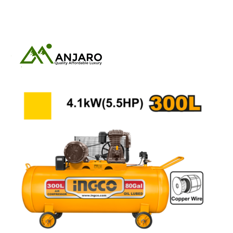 Ingco 380V 5.5HP 300L Air Compressor  AC553001