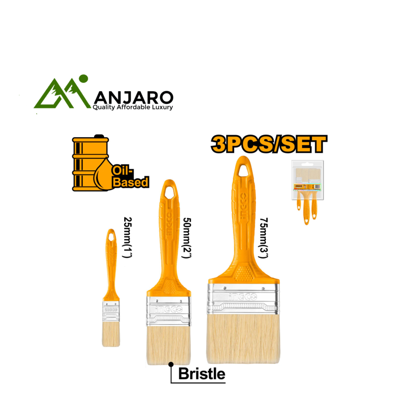 Ingco 3 Pcs Paint Brush Set  CHPTB7860301