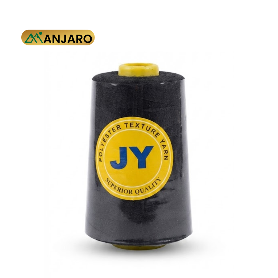 Black Thread – Strong Sewing Thread for Hair Extensions, Braiding & General Craft Use