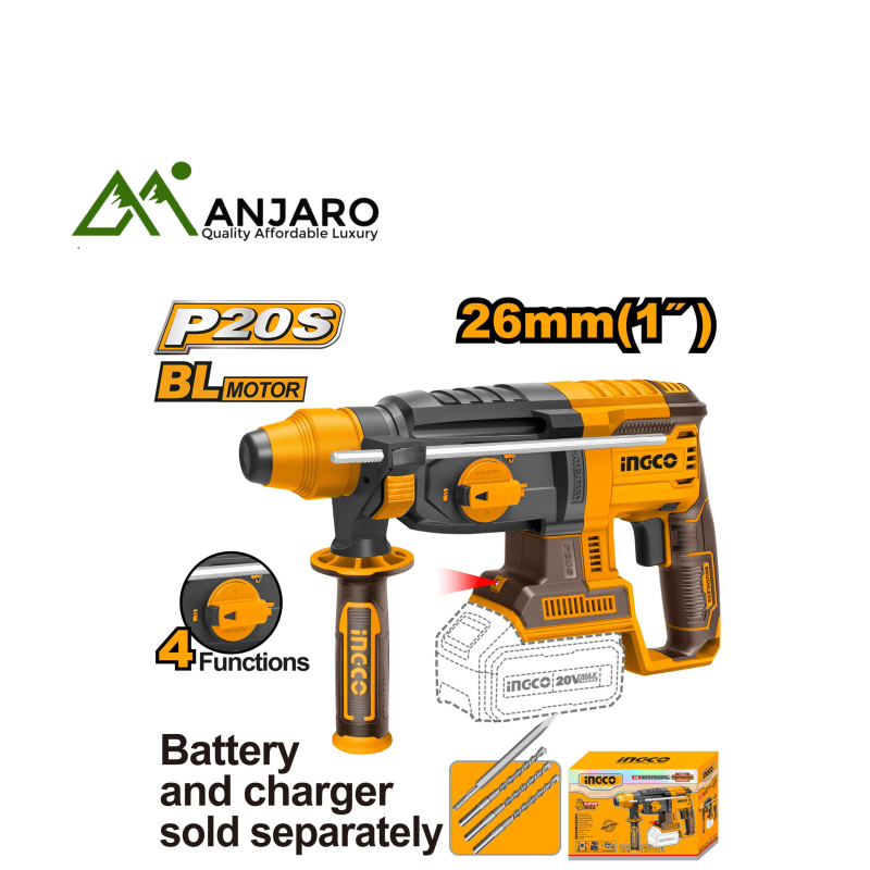 Ingco Cordless rotaryhammer CRHLI20228