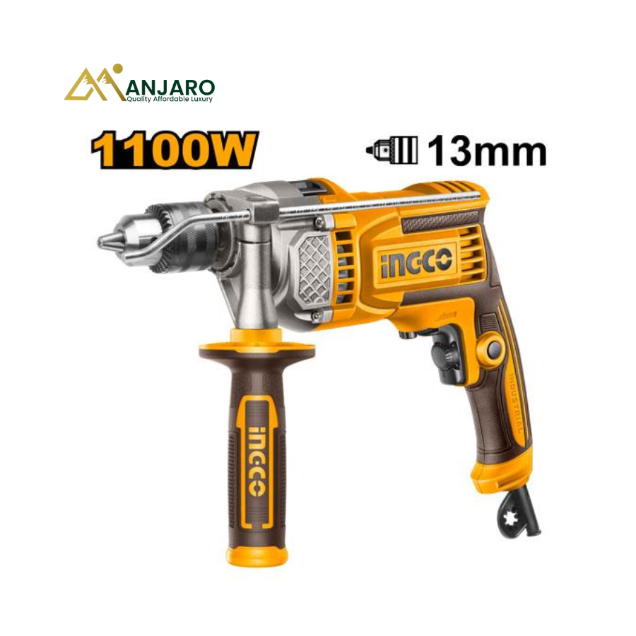 Ingco Impact Drill 1100W 13mm Variable Speed Hammer Function ID110028