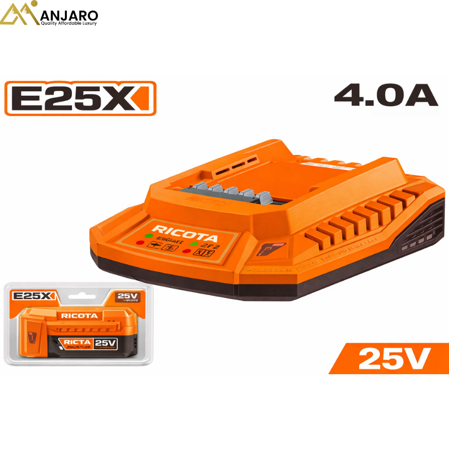 Ricota E25X Battery Charger – 25V / 4A RLBC25041