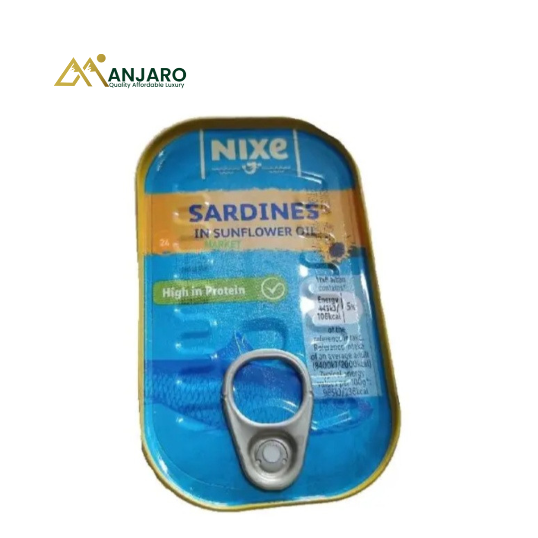 Nixe Sardines in Sunflower Oil - High Protein Canned Seafood